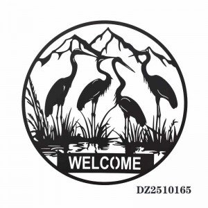 Metal Animal Shape Wall Decoration