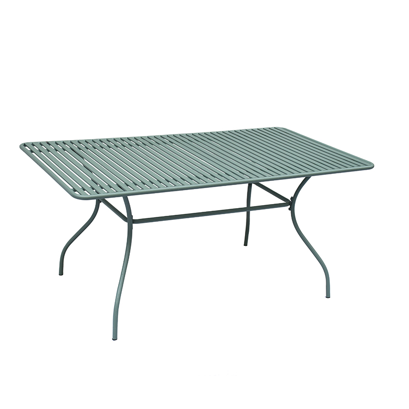 OEM/ODM Factory Iron Plant Stand Outdoor - Modern 7 Pieces Patio Dining Set Metal Outdoor Furniture for 6 Persons – DECOR detail pictures