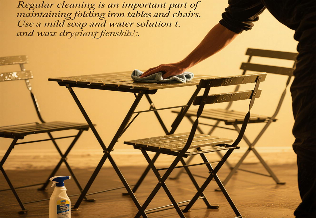 Regular Cleaning on outdoor furniture