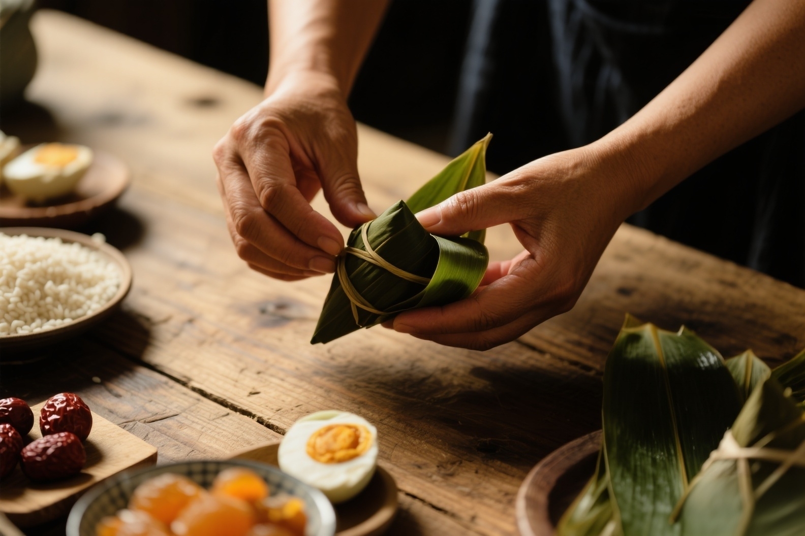Wrapping Zongzi