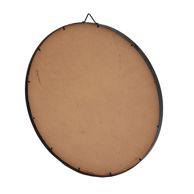 Indoor Furniture Modern Round Wall Mirror Beveled for Bedroom Washroom Porch – DECOR