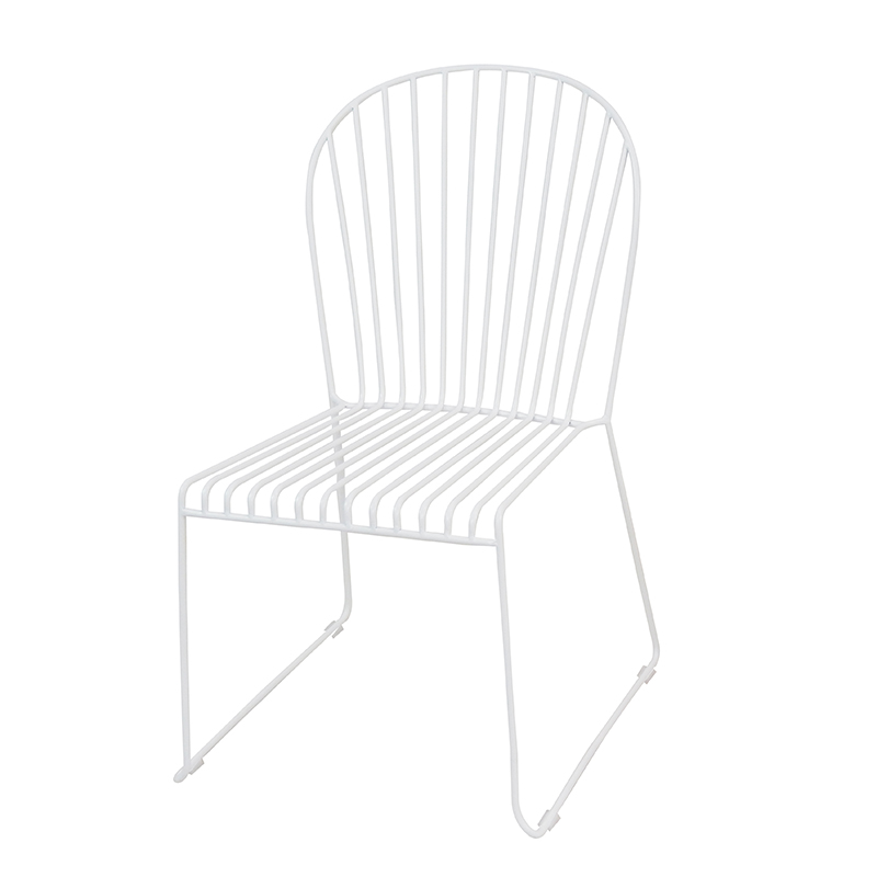 Manufactur standard Wrought Iron Plant Stands Outdoor - 3-Piece Modern Table and Chair Bistro Set with solid tabletop for Garden courtyard and Balcony – DECOR detail pictures