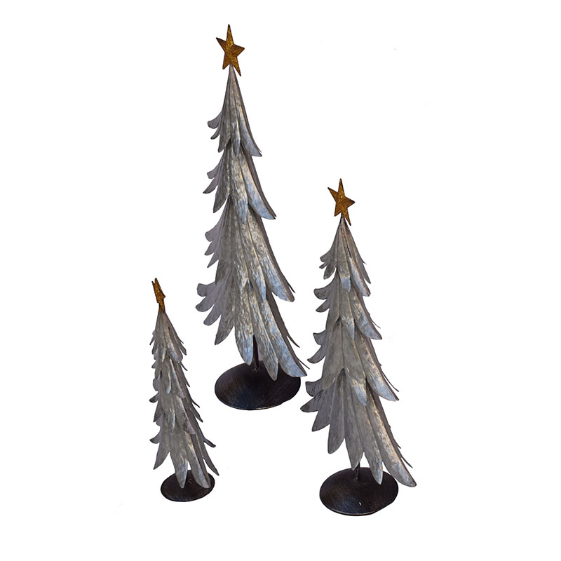 Professional Design Mary Garden Statue - Metal Christmas Tree Decoration with Jingle Bells for Table Top Décor Christmas Ornaments – DECOR