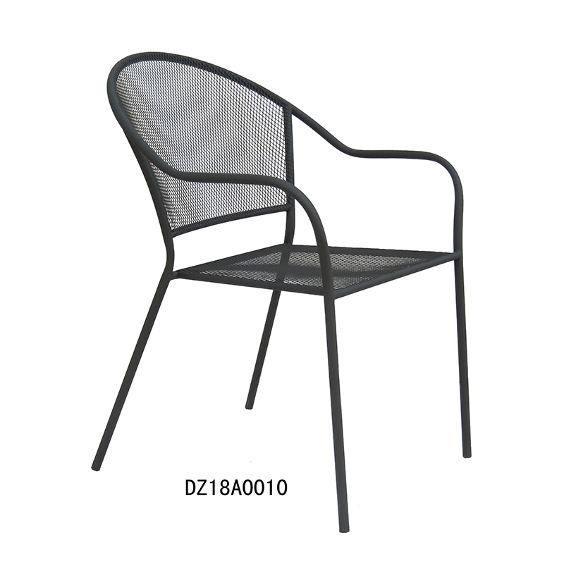 Wholesale Price Outdoor Plant Stand - Mesh Outdoor Tub Chair Stackable Dining Chair for Garden Patio and Beach – DECOR detail pictures