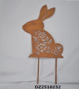 Modern Metal Rustic Color Simple Style Animal Shape Stakes