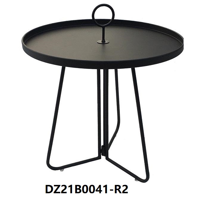 Modern Metal Simple Style Weather Resistant Indoor Side Table