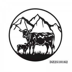 Metal Animal Shape Wall Decoration