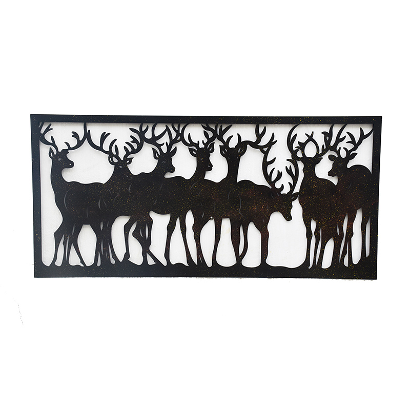 Reindeer Metal Wall Decor Art Hanging Home Wall Decoration Wall Art Gallery