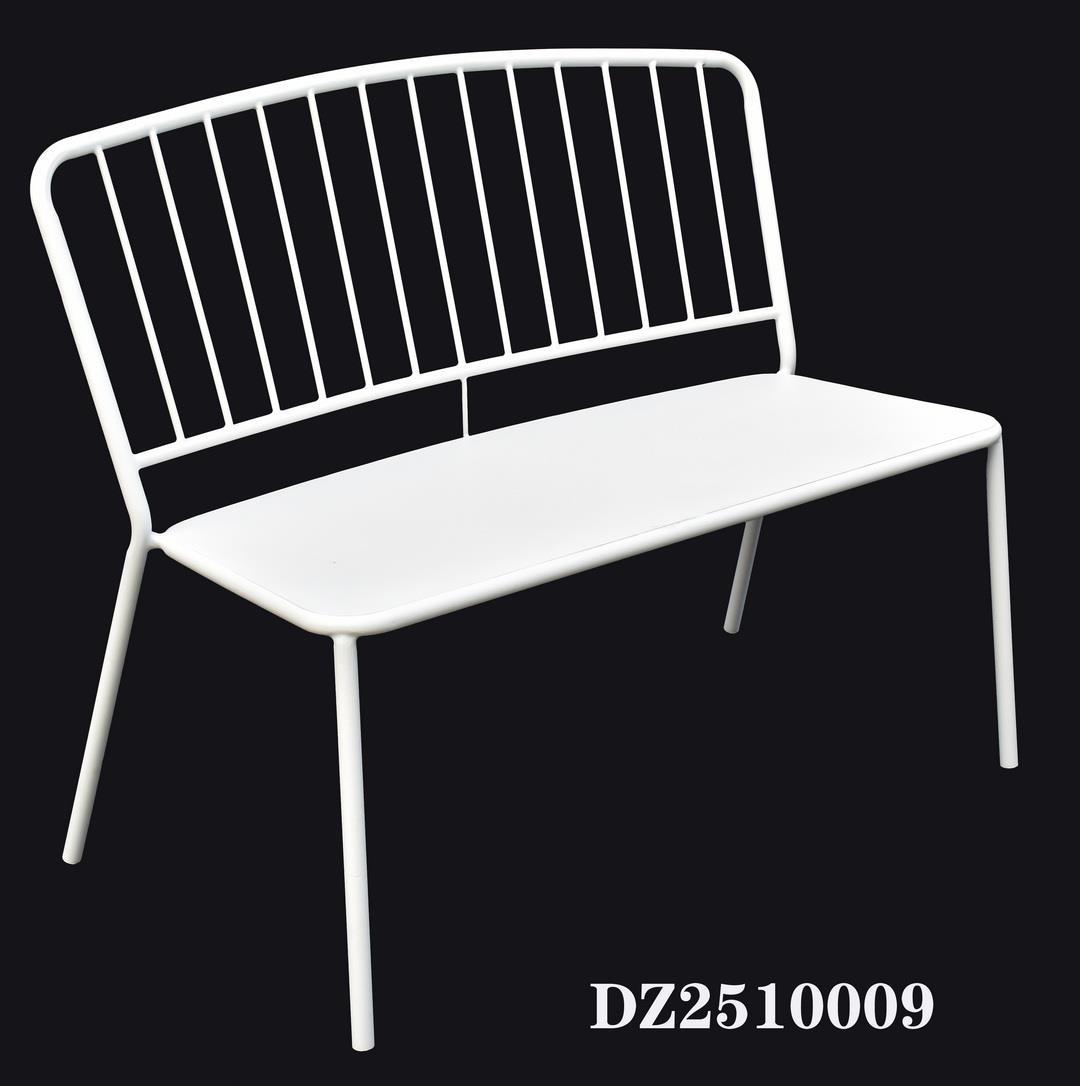 Modern Metal Simple Style Weather Resistant Garden Bench